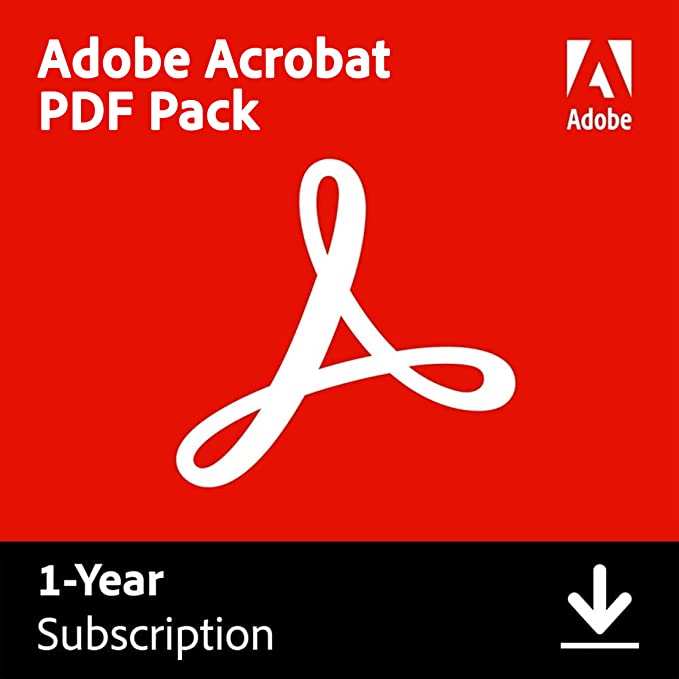 Adobe Acrobat PDF Pack voor Windows en Mac | 1 gebruiker | 1 jaar