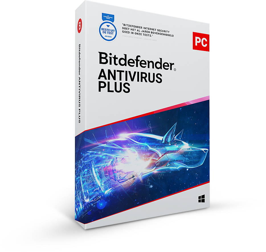 Bitdefender Antivirus Plus 2023 | 1 PC | 1 jaar | Windows 11, 10, 8, 7