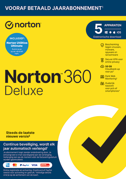 Norton 360 Deluxe 2023 met Norton Utilities Ultimate 2023